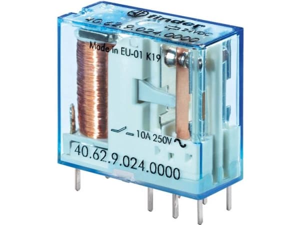 Finder 40.62.9.024.0000 Tryckrelä 24 V/DC 10 A 2 x omkopplare 1 st
