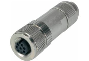Harting 21 03 121 2801, Skruv, Skölj, M12, guld, 0,14 - 0,34 mm², 4 mm
