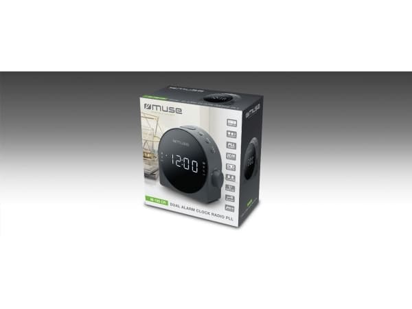 Muse M-185 CR, Klockradio, Digital, FM, MW, LED, 2,29 cm (0.9"), Vit