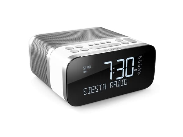 Pure Siesta S6, Kello, Digitaalinen, 6,35 cm, LCD, 3,5 mm, Valkoinen