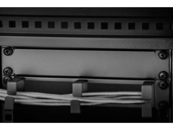 Renkforce RF-3429158 10-tums nätverksskåp-Deflection 1 U Mörkgrå