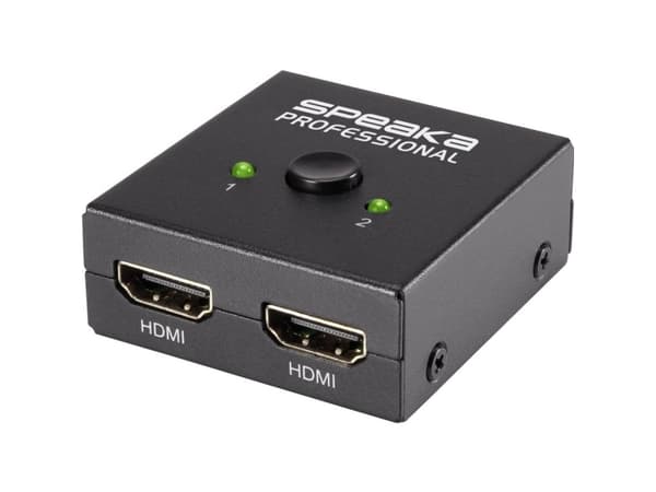 SpeaKa Professional SP-7141056 2 porte HDMI-switch UHD 4K @ 60 Hz