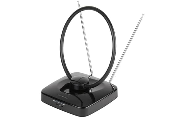 Vivanco TVA 3040, Innendørs, Sort, 1,5 m, DVB-T, DVB-T2, DAB, DAB+, FM, VHF