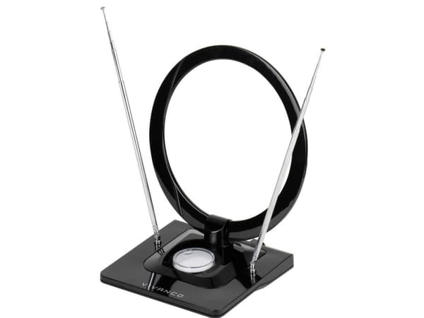 Vivanco TVA 3050, Innendørs, Sort, Sølv, 2 m, 14 dBi, 12 dB, 1,8 m