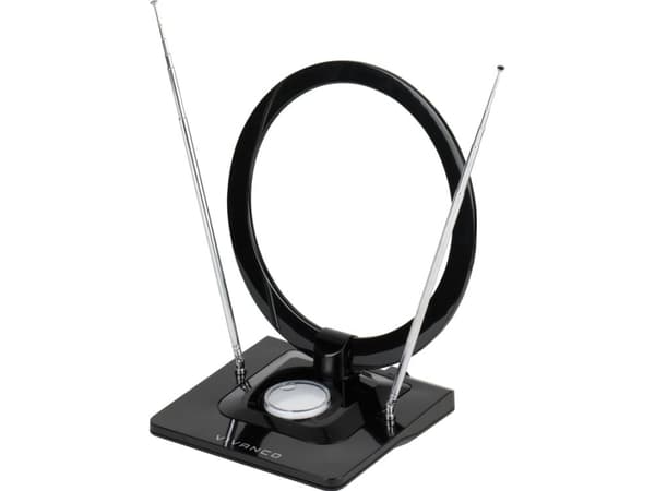 Vivanco TVA 3050, Innendørs, Sort, Sølv, 2 m, 14 dBi, 12 dB, 1,8 m