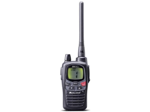 Midland G9 Pro, Profesjonell mobilradio (PMR), 101 kanaler, 446.00625 - 446.19375 MHz, LCD, AA, Nikkelmetallhydrid (NiMH)