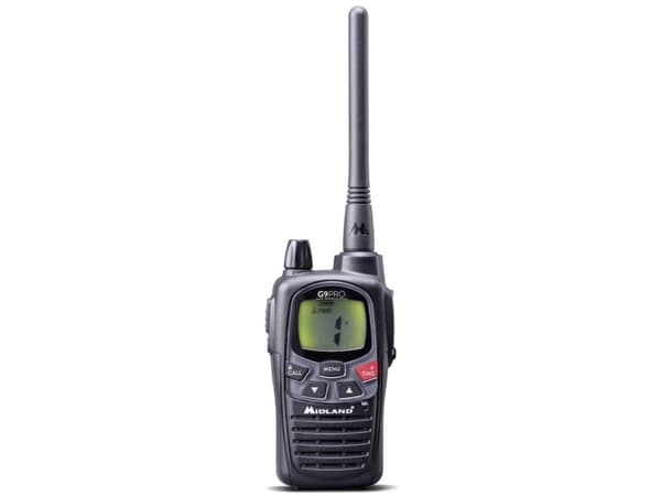 Midland G9 Pro, Profesjonell mobilradio (PMR), 101 kanaler, 446.00625 - 446.19375 MHz, LCD, AA, Nikkelmetallhydrid (NiMH)
