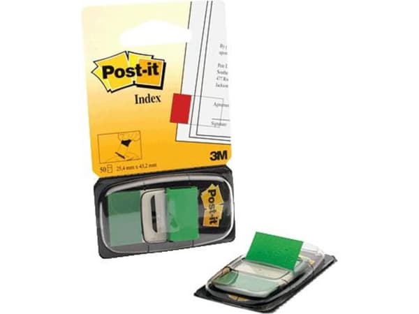 3M I680-3, Grön, 25,4 mm, 43,2 mm, 50 styck