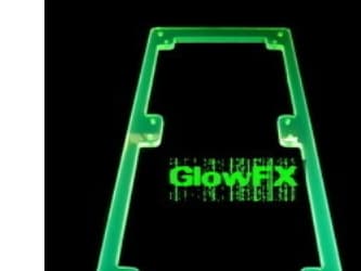 AC Ryan RadGrillz GlowFX - 2x120 Acryl UVGreen, Grønn