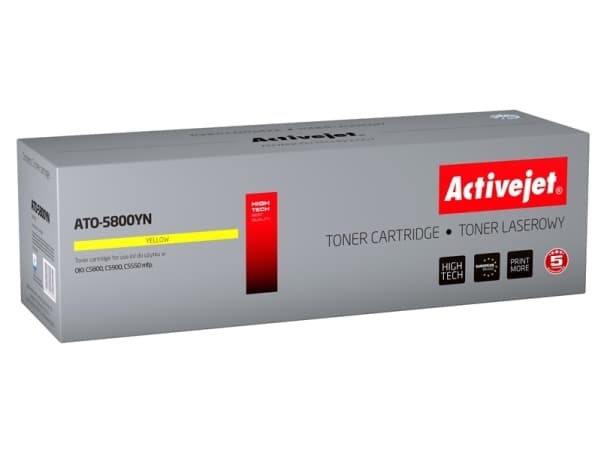 Activejet ATO-5800YN, 5000 sidor, Gul, 1 styck
