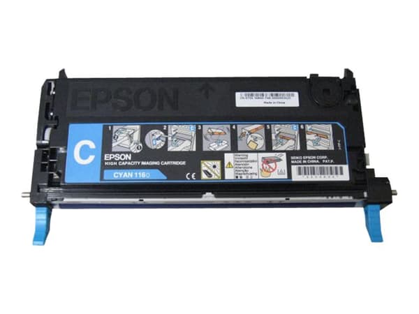 Epson 1160 - Høykapasitets - cyan - original - tonerpatron - for AcuLaser C2800DN, C2800DTN, C2800N