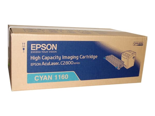 Epson 1160 - Høykapasitets - cyan - original - tonerpatron - for AcuLaser C2800DN, C2800DTN, C2800N