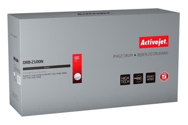Activejet DRB-2100N, Yhteensopiva, Brother, Brother: HL-2140, HL-2150N, HL-2170W, DCP-7030, DCP-7040, DCP-7045N, MFC-7320, MFC-7440N, MFC-7840W., 1 k
