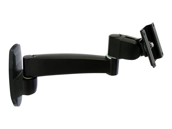 Ergotron 200 Series - Monteringssett (veggarm) - for Skjerm - 1 utvidelse - stål - svart - skjermstørrelse: inntil 32"