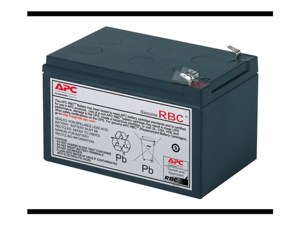 APC Replacement Battery Cartridge #4 - UPS-batteri - 1 x batteri - blysyre - svart - for P/N: BE 700 YIN, BE750BB-CN, BE800-IND, BK650I, BP500JPNP, B