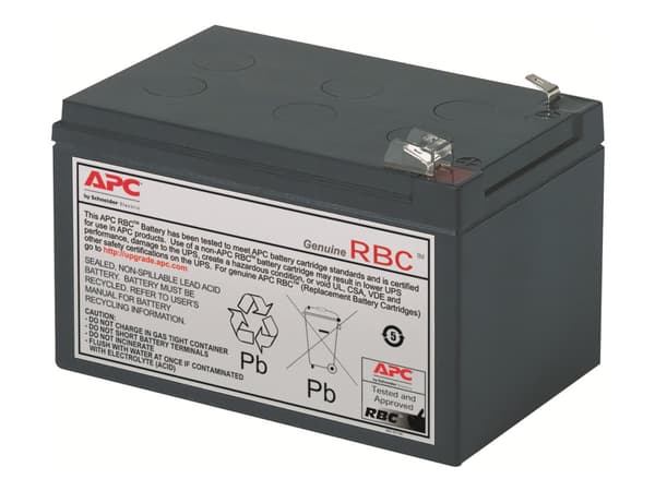 APC Replacement Battery Cartridge #4 - UPS-batteri - 1 x batteri - blysyre - svart - for P/N: BE 700 YIN, BE750BB-CN, BE800-IND, BK650I, BP500JPNP, B