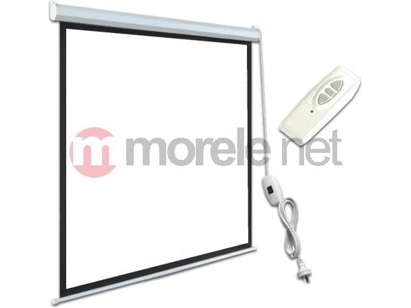 ART EM-120 - Projeksjonsskjerm - takmonterbar, veggmonterbar - motorisert - 120" (305 cm) - 4:3 - Matte White