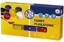 Astra julistevärit 6 väriä/10 ml