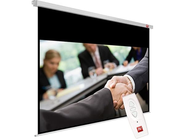 Business Electric 270 electric screen, 16:10, 260x162cm, white matte surface