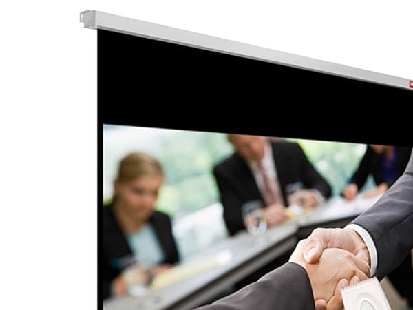 Business Electric 270 electric screen, 16:10, 260x162cm, white matte surface