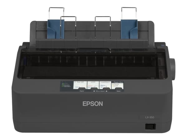Epson LX 350 - Skriver - S/H - punktmatrise - 9 pin - inntil 357 tegn/sek - parallell, USB, seriell