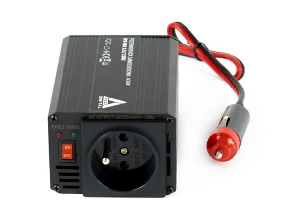 AZO Digital converter Vehicle voltage converter 12 VDC/230 VAC IPS-400 400W