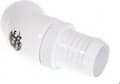 Miniatyrbilde 2 av 3: Bitspower-tilkobling 45 grader G1/4 tommer AG til 13 mm ID - roterbar, hvit
