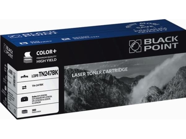 Black Point LCBPBTN247BK, 3000 sider, Svart, 1 stykker