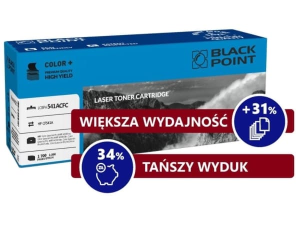 Black Point LCBPH541ACFC, 1700 sidor, Cyan, 1 styck