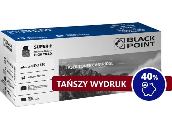Black Point Toner LBPKTK1150 Black Replacement TK-1150 (BLKYOTK1150BCBW)