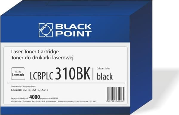 Black Point Toner LCBPLCS310BK Black Replacement 70C2HK0 (BLLOPCS310BKBW)