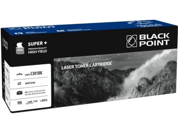 Black Point LCBPOC301BK, 3300 sivua, Musta, 1 kpl
