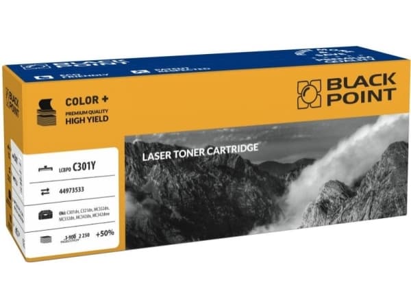 Black Point LCBPOC301Y, 2250 sivua, Keltainen, 1 kpl