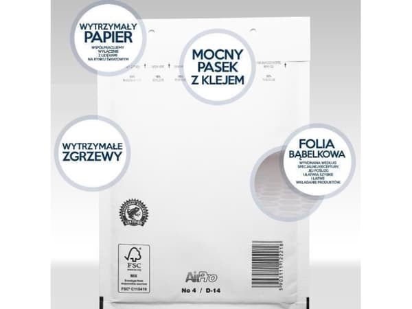 Bong Envelopes Airpro 17/G white (185399)