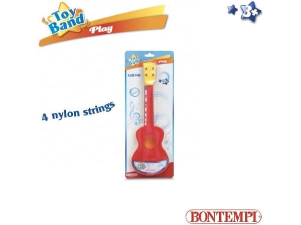 Bontempi Spanish guitar, Musiikkilelu, Kitara, 3 vuosi/vuosia, Punainen