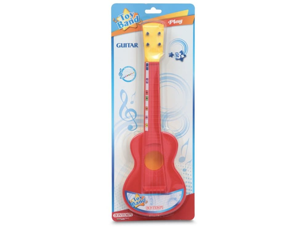 Bontempi Spanish guitar, Toy musical toy, Gitarr, 3 År, Röd