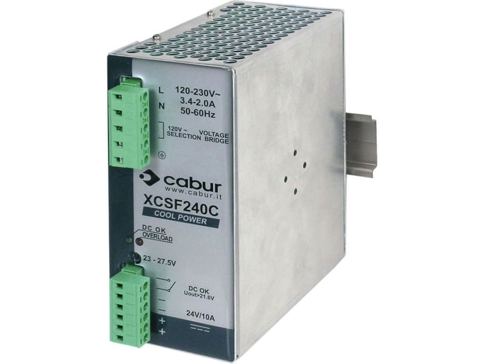 CABUR Single phase switched mode power supply 120 - 230V AC/24V DC 10A 240W (XCSF240C)