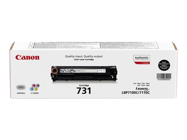 Canon Toner CRG731BK Svart (6272B002,731BK)