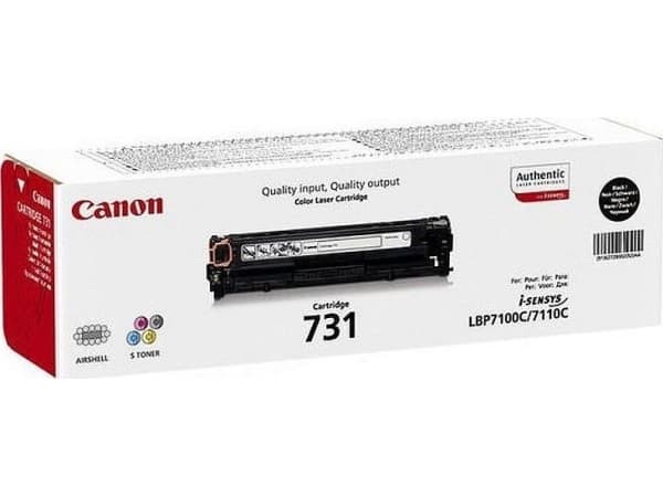 Canon Toner CRG731BK Svart (6272B002,731BK)