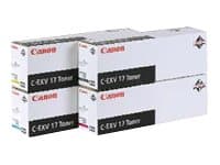 Canon C-EXV 17 - Gul - original - tonerpatron - for imageRUNNER C4080i, C4580i, C5185i