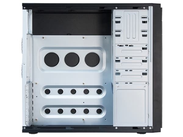 Chieftec Elox Series HQ-01B - Tower - ATX - ingen strømforsyning - svart - USB/lyd