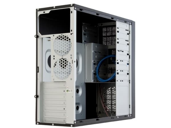 Chieftec Elox Series HQ-01B - Tower - ATX - ingen strømforsyning - svart - USB/lyd