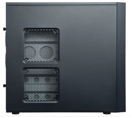Chieftec Elox Series HQ-01B - Tower - ATX - ingen strømforsyning - svart - USB/lyd