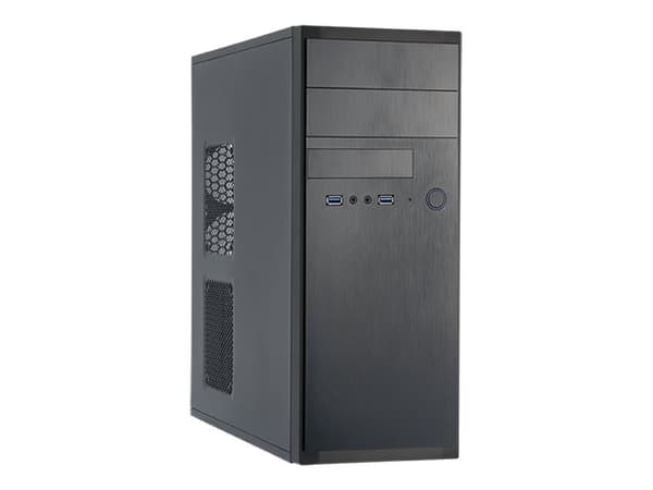 Chieftec Elox Series HQ-01B - Tower - ATX - ingen strømforsyning - svart - USB/lyd