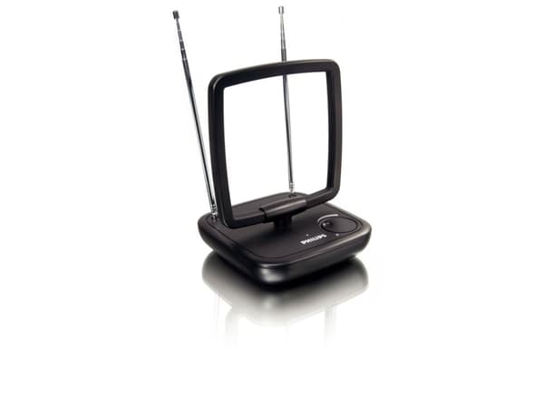 Philips Digitaalitelevision antenni SDV5120/12, Musta, 36 dBi, FM, UHF, VHF, 18 m, 150 x 248 x 46 mm, 220VAC / 12VDC