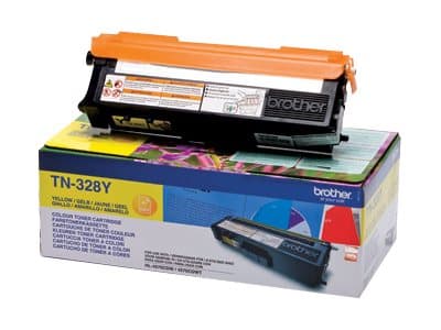 Brother TN328Y - Gul - original - tonerpatron - for Brother DCP-9270CDN, HL-4570CDW, HL-4570CDWT, MFC-9970CDW