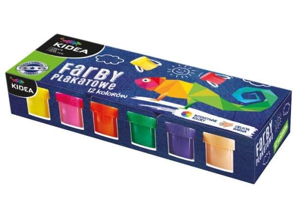 Derfor Farby plakatowe KIDEA - (DERF.FP12KKA)