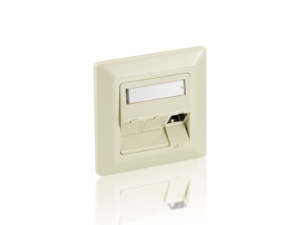 Equip 761304, Hvit, ABS syntetisk, Aluminium, Konvensjonell, Alle merker, RJ-45, 80 mm