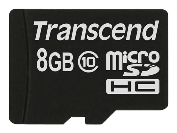 Transcend Premium - Flashminnekort - 8 GB - Class 10 - 133x - microSDHC