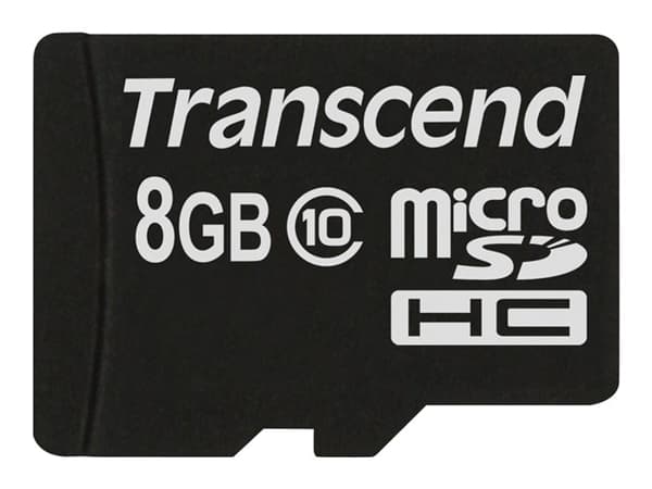 Transcend Premium - Flashminnekort - 8 GB - Class 10 - 133x - microSDHC